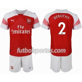 Camisetas Arsenal DEBUCHY 2 Niño Primera Equipacion 2018/2019